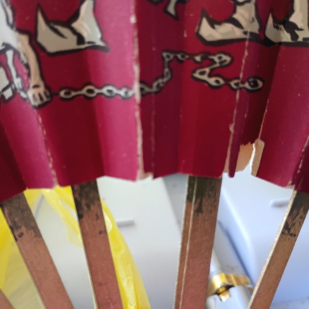 ANTIQUE SHRINERS Decorative Hand Fan - Picture 10 of 14